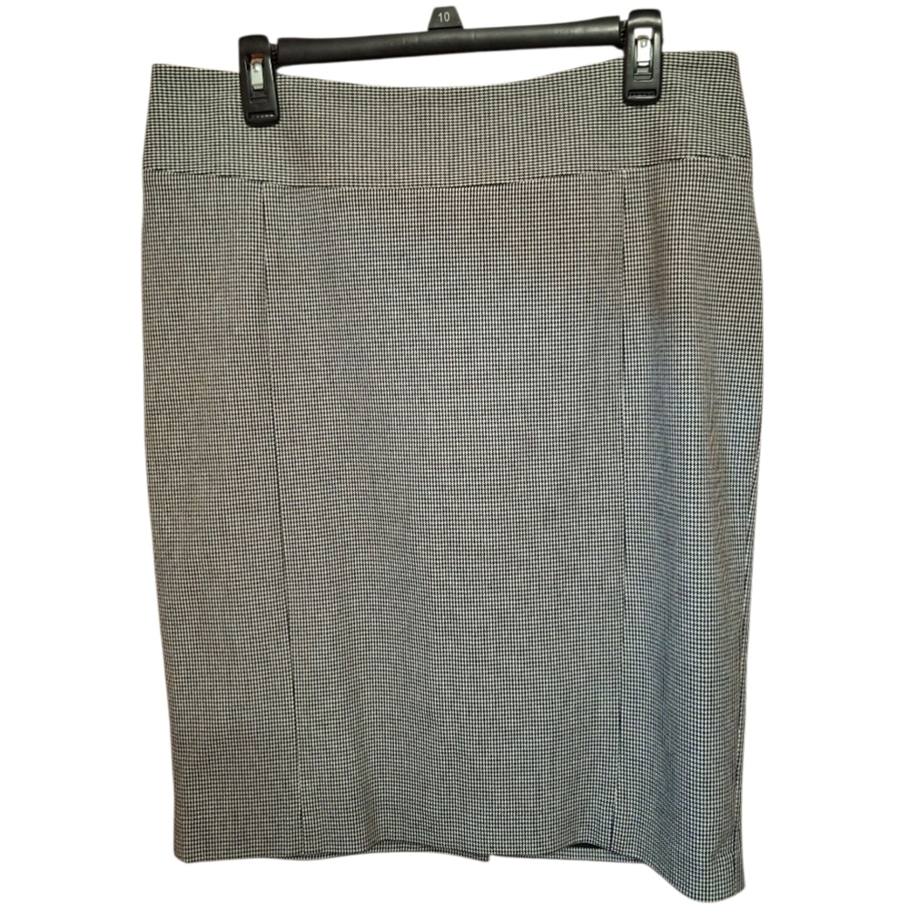 Vintage Express Design Studio Houndstooth Pencil Skirt Ladies 10 Business Office